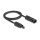 Delock DL4 Solar Flachbandkabel Stecker zu Buchse 1 m schwarz
