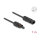 Delock DL4 Solar Flachbandkabel Stecker zu Buchse 1 m schwarz