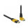 Delock High Speed HDMI Kabel Stecker gerade zu Stecker 90° oben gewinkelt 48 Gbps 8K 60 Hz 2 m