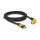 Delock High Speed HDMI Kabel Stecker gerade zu Stecker 90° oben gewinkelt 48 Gbps 8K 60 Hz 2 m