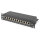 DIGITUS Patchpanel 1HE 12-Port Cat6 ClassE geschirmt schw.