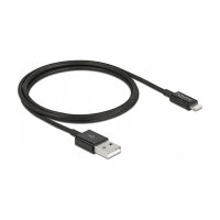 Delock USB Daten- und Ladekabel für iPhone™, iPad™, iPod™ schwarz 1 m