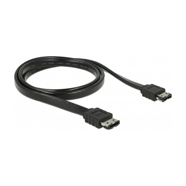 Delock Kabel eSATA 3 Gb/s Buchse > eSATA Buchse 1 m schwarz