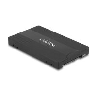 Delock Konverter M.2 Key M NVMe SSD zu U.2 oder M.2 Key B SATA SSD zu SATA - werkzeugfrei