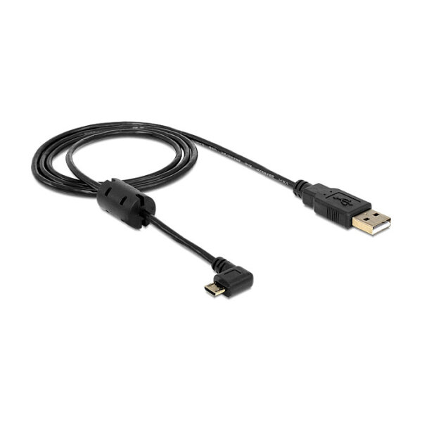 Delock Kabel USB-A Stecker > USB micro-B Stecker gewinkelt 270°