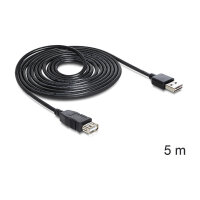 Delock Verlängerungskabel EASY-USB 2.0 Typ-A Stecker > USB 2.0 Typ-A Buchse schwarz 5 m