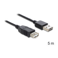 Delock Verlängerungskabel EASY-USB 2.0 Typ-A Stecker > USB 2.0 Typ-A Buchse schwarz 5 m