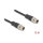 Delock M12 Kabel X-kodiert 8 Pin Stecker zu Stecker PVC 5 m