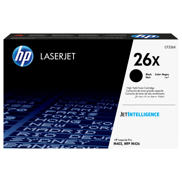 HP Toner 26X CF226X Schwarz Bis zu 9.000 Seiten ISO/IEC 19752
