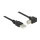 Delock Kabel USB 2.0 Typ-A Stecker > USB 2.0 Typ-B Stecker gewinkelt 0,5 m schwarz