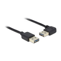 Delock Kabel EASY-USB 2.0 Typ-A Stecker > EASY-USB 2.0 Typ-A Stecker gewinkelt links / rechts 3 m
