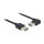 Delock Kabel EASY-USB 2.0 Typ-A Stecker > EASY-USB 2.0 Typ-A Stecker gewinkelt links / rechts 3 m