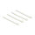 Delock Kabelbinder lösbar weiß L 150 x B 7,5 mm 100 Stück