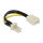 Delock Stromkabel 3 Pin Stecker > 3 Pin Buchse (Lüfter) 8 cm - Drehzahlreduzierung