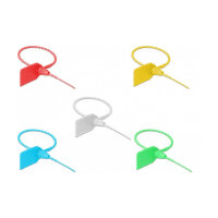 Delock Kabelbinder mit Beschriftungsfeld L 250 x B 2,7 mm 10 Stück farbig sortiert