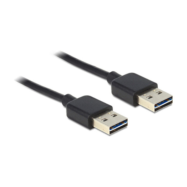 Delock Kabel EASY-USB 2.0 Typ-A Stecker > EASY-USB 2.0 Typ-A Stecker 3 m schwarz