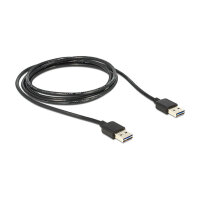 Delock Kabel EASY-USB 2.0 Typ-A Stecker > EASY-USB 2.0 Typ-A Stecker 3 m schwarz