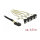 Delock Kabel Mini SAS SFF-8087 > 4 x SATA 7 Pin gewinkelt 0,5 m