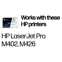 HP 26X original LaserJet Toner cartridge CF226XD Black...