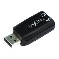 LogiLink USB 2.0 Soundkarte mit Virtual 3D Soundeffekt