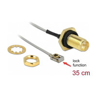 Delock Antennenkabel RP-SMA Buchse zum Einbau zu I-PEX...