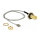 Delock Antennenkabel RP-SMA Buchse zum Einbau zu I-PEX Inc., MHF® I LK Stecker 1.13 35 cm Gewindelänge 10 mm spritzwassergeschützt