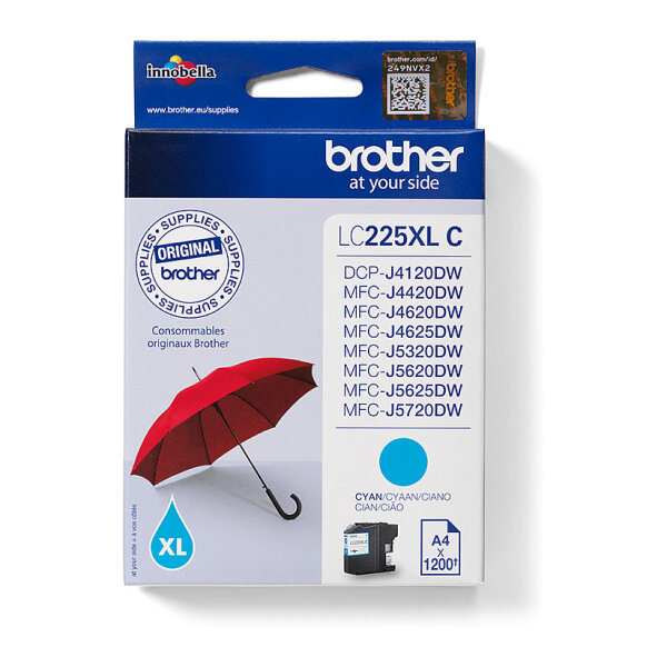 Brother LC-225XLC Cyan