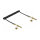 Delock Spiralkabel 3,5 mm 3 Pin Klinkenstecker zu Klinkenstecker mit Schraubadapter 2 m