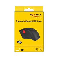 Delock Ergonomische USB Maus - kabellos