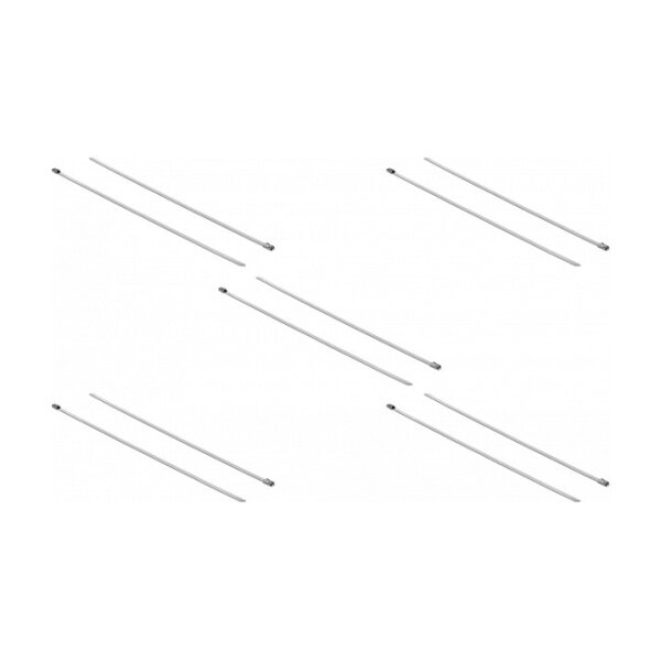 Delock Edelstahlkabelbinder L 500 x B 4,6 mm 10 Stück