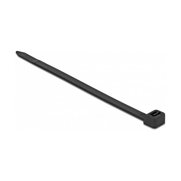 Delock Kabelbinder L 500 x B 8,8 mm 10 Stück schwarz