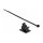 Delock Kabelklemme 37 x 18 mm mit Kabelbinder L 300 x B 4,8 mm schwarz