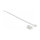 Delock Schraubhalter 15 x 10 mm mit Kabelbinder L 200 x B 3,6 mm weiß