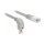 Delock Netzwerkkabel RJ45 Cat.6 S/FTP unten gewinkelt / gerade 1 m