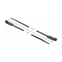 Delock Kabelbinder mit Beschriftungsfeld L 300 x B 4,8 mm...