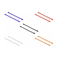 Delock Kabelbinder biegsam L 250 x B 4 mm farbig sortiert...