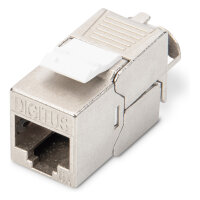 Digitus Keystone CAT6a RJ45 Buchse AWG 22-26 360°...