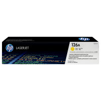 HP 126A original LaserJet Toner cartridge CE312A yellow standard capacity 1.000 pages 1-pack