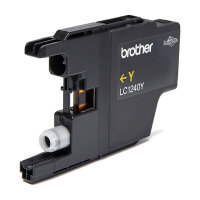 Brother Tinte LC-1240Y Gelb bis zu 600 Seiten nach ISO/IEC 24711