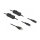 Delock Kabel USB Typ-A Stecker zu 2 x DC 5,5 x 2,1 mm Buchse mit Schalter 1 m