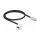 Delock Keystone Modul mini DisplayPort Buchse 110° > mini DisplayPort Stecker mit Kabel weiß