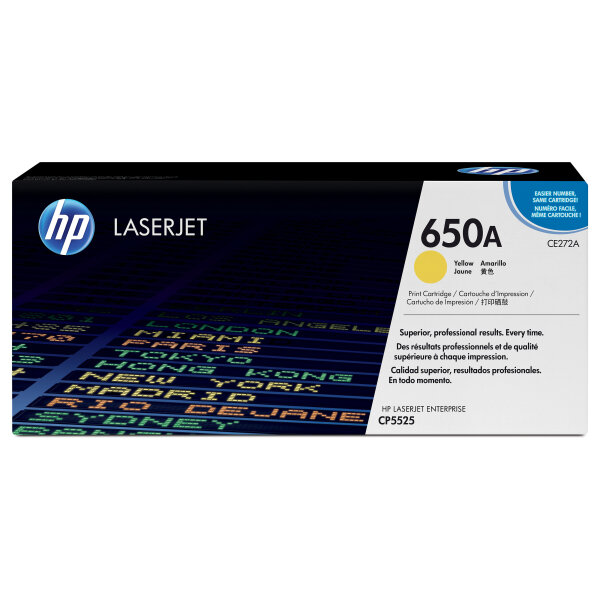 HP original Colour LaserJet CE272A Toner cartridge yellow standard capacity 15.000 pages 1-pack