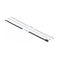 Delock Kabelbinder mit flachem Kopf L 370 x B 4,6 mm 100 Stück