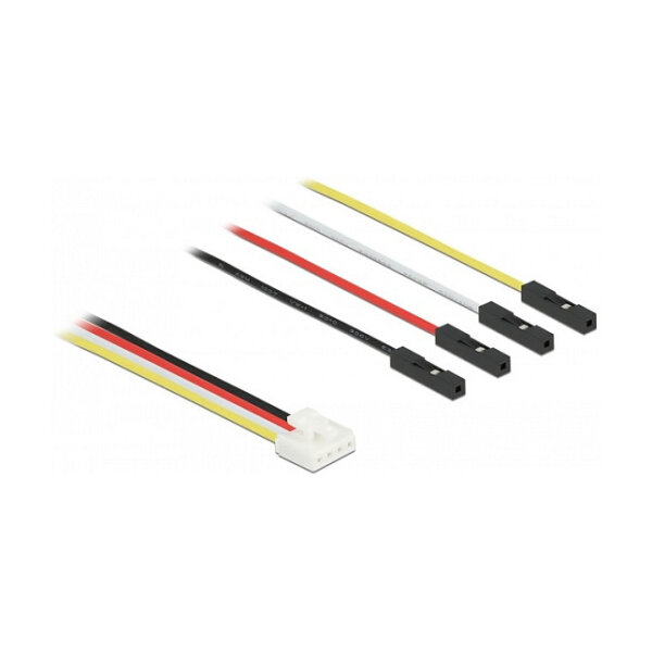 Delock Conversion IOT Grove Kabel 4 Pin Stecker zu 4 x Jumper Buchse 20 cm