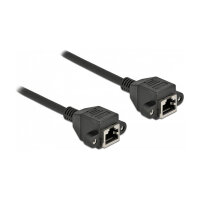 Delock Netzwerk Verlängerungskabel S/FTP RJ45 Buchse...