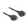 Delock Netzwerk Verlängerungskabel S/FTP RJ45 Buchse zu RJ45 Buchse Cat.6A 5 m schwarz