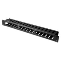 DIGITUS Rangierpanel 1HE Abnehmbare Rückblende schwarz