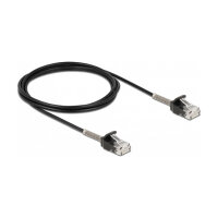 Delock Kabel RJ45 Stecker zu RJ45 Stecker mit Knickschutz...