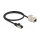 Delock Kabel RJ45 Stecker zu Keystone Modul RJ45 Buchse Cat.6A 50 cm schwarz