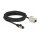 Delock Kabel RJ45 Stecker zu Keystone Modul RJ45 Buchse Cat.6A 5 m schwarz